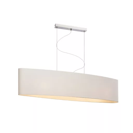 CASUAL 120/25 stínidlo Polycotton bílá/bílé PVC max. 23W