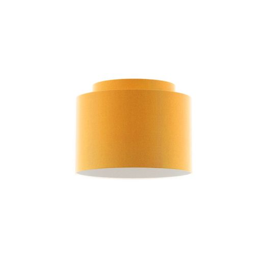 RENDL R11507 DOUBLE lámpabúra, univerzális lámpaernyők Chintz sárgabarack/fehér PVC