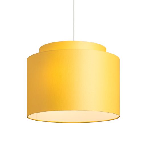 RENDL R11507 DOUBLE lámpabúra, univerzális lámpaernyők Chintz sárgabarack/fehér PVC