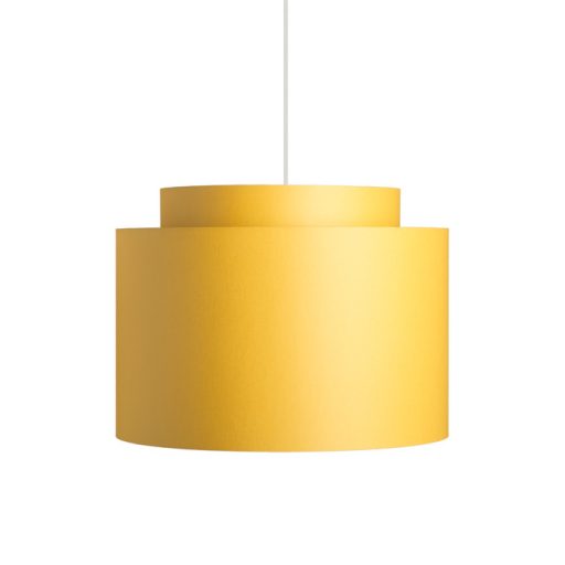 RENDL R11507 DOUBLE lámpabúra, univerzális lámpaernyők Chintz sárgabarack/fehér PVC
