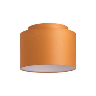  RENDL R11515 DOUBLE lámpabúra, univerzális lámpaernyők Chintz narancssárga/fehér PVC