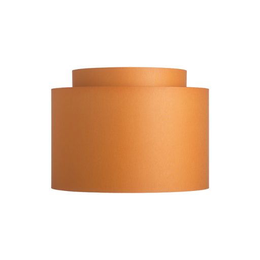 RENDL R11515 DOUBLE lámpabúra, univerzális lámpaernyők Chintz narancssárga/fehér PVC