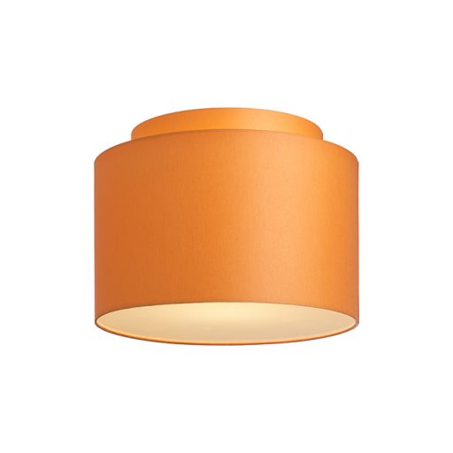 RENDL R11515 DOUBLE lámpabúra, univerzális lámpaernyők Chintz narancssárga/fehér PVC