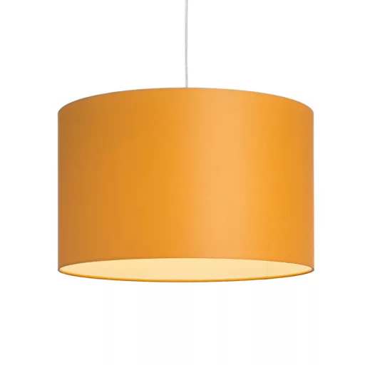 RON 40/25 stínidlo Chintz oranžová/bílé PVC max. 23W