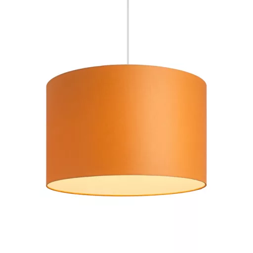 RON 40/25 stínidlo Chintz oranžová/bílé PVC max. 23W