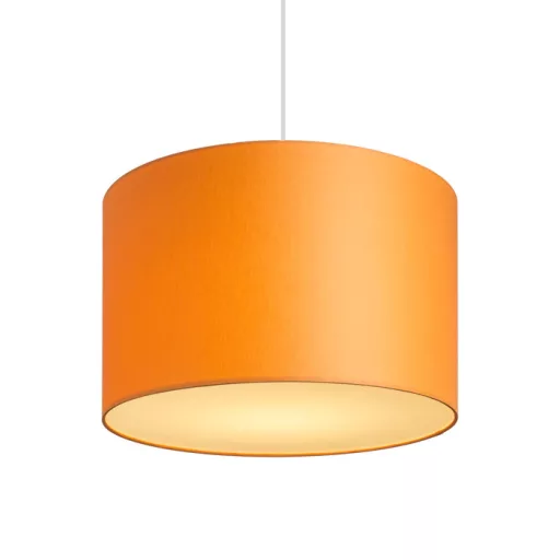RON 40/25 stínidlo Chintz oranžová/bílé PVC max. 23W
