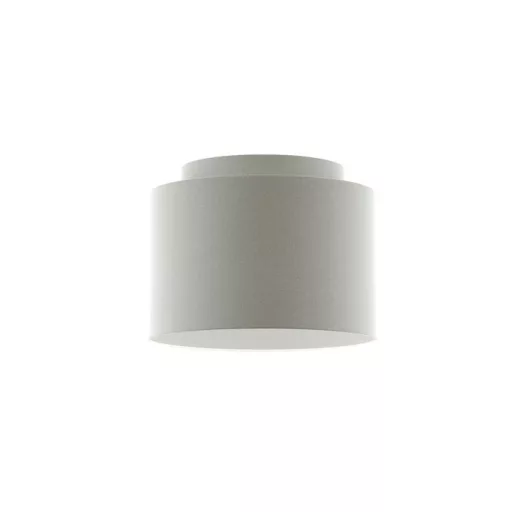 DOUBLE 40/30 stínidlo Chintz světle šedá/bílé PVC max. 23W