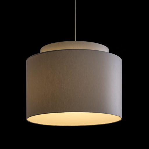 RENDL R11553 DOUBLE lámpabúra, univerzális lámpaernyők Chintz világosszürke/fehér PVC