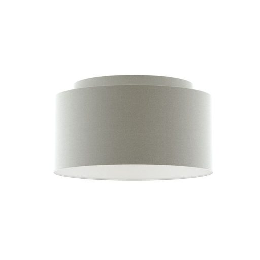 RENDL R11554 DOUBLE lámpabúra, univerzális lámpaernyők Chintz világosszürke/fehér PVC
