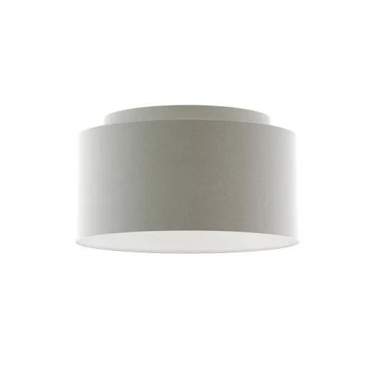 DOUBLE 55/30 stínidlo Chintz světle šedá/bílé PVC max. 23W