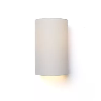   RON W 15/25 fali lámpa  Chintz világosszürke/fehér PVC 230V LED E27 15W