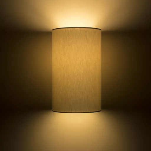 RON W 15/25 fali lámpa  Chintz világosszürke/fehér PVC 230V LED E27 15W
