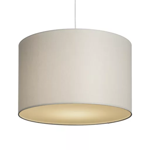 RON 40/25 stínidlo Chintz světle šedá/bílé PVC max. 23W