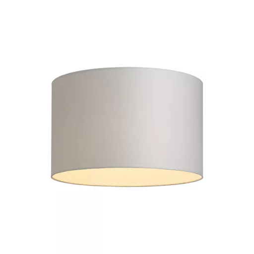 RON 40/25 stínidlo Chintz světle šedá/bílé PVC max. 23W