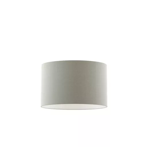 RON 40/25 stínidlo Chintz světle šedá/bílé PVC max. 23W