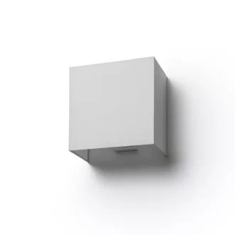   LOPE W 25/14 fali lámpa  Chintz világosszürke/fehér PVC 230V LED E27 15W