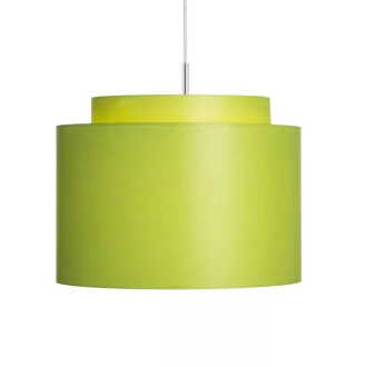 DOUBLE 40/30 stínidlo Chintz limetková/bílé PVC max. 23W