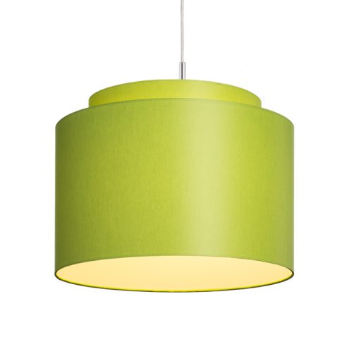 RENDL R11563 DOUBLE lámpabúra, univerzális lámpaernyők Chintz lime/fehér PVC