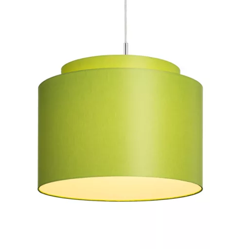 DOUBLE 40/30 stínidlo Chintz limetková/bílé PVC max. 23W