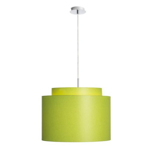RENDL R11563 DOUBLE lámpabúra, univerzális lámpaernyők Chintz lime/fehér PVC
