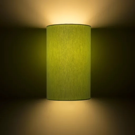 RON W 15/25 fali lámpa  Chintz lime/fehér PVC 230V LED E27 15W