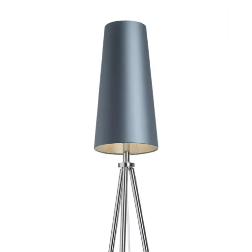 CONNY 15/30 stolní stínidlo Monaco petrolejová/stříbrné PVC max. 23W