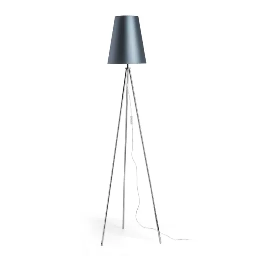 CONNY 25/30 stolní stínidlo Monaco petrolejová/stříbrné PVC max. 23W