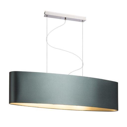 CASUAL 90/22 lámpabúra Monaco petróleumkék/ezüst PVC max. 23W