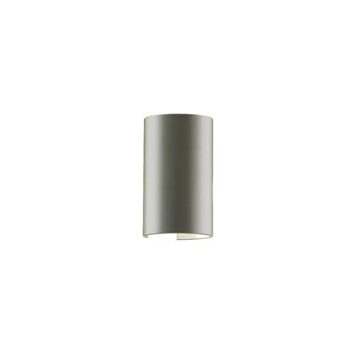 RON W 15/25 fali lámpa Monaco galambszürke/ezüst PVC 230V LED E27 15W