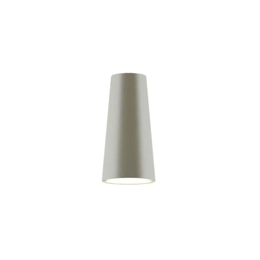 CONNY 15/30 stolní stínidlo Monaco holubí šeď/stříbrné PVC max. 23W