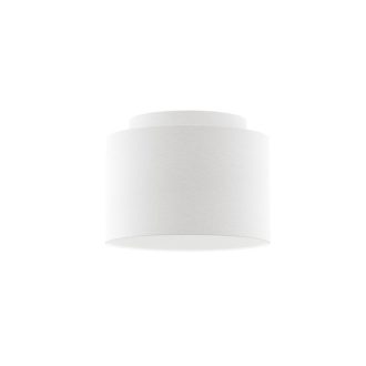   RENDL R11599 DOUBLE lámpabúra, univerzális lámpaernyők Polycotton fehér/fehér PVC
