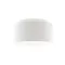 DOUBLE 55/30 stínidlo Polycotton bílá/bílé PVC max. 23W