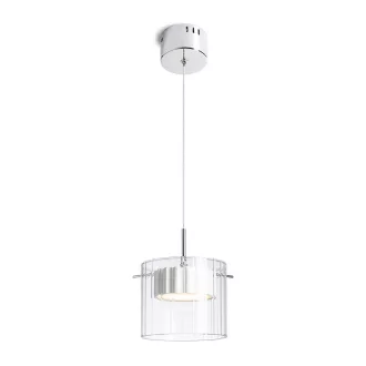 ESTRA I závěsná bílá čiré sklo 230V LED 5W 3000K
