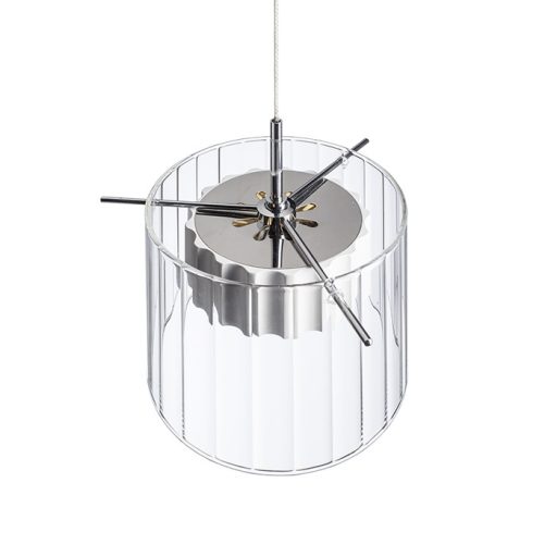 RENDL R11679 ESTRA LED függőlámpatest, üveg fehér átlátszó üveg