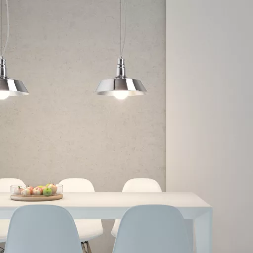 GOLDIE 36 závěsná chrom 230V LED E27 30W