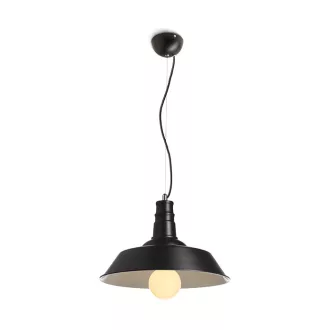 GOLDIE 36 závěsná černá/bílá 230V LED E27 30W