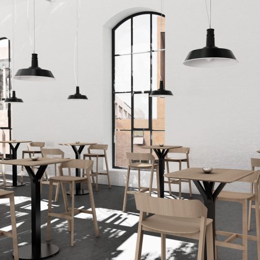 GOLDIE 46 függőlámpa fekete/fehér 230V LED E27 30W