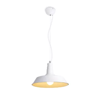 GOLDIE 46 závěsná bílá/bílá 230V LED E27 30W