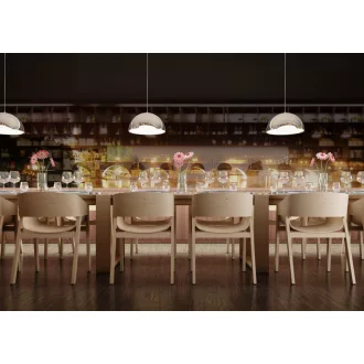 SINTRA 40 závěsná chrom 230V LED E27 30W