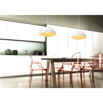   RENDL R11707 MONROE függőlámpatest, fém csillogó fehér/fehér