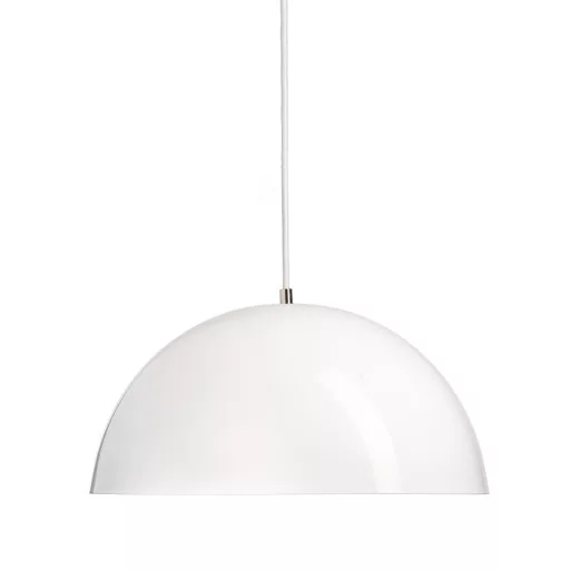 MONROE 40 závěsná lesklá bílá/bílá 230V LED E27 30W