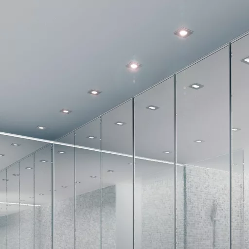 SPLASH SQ süllyesztett lámpa  króm 230V LED GU10 8W IP65