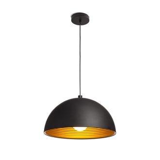   RENDL R11766 CARISSIMA függőlámpatest, fém matt fekete/aranysárga