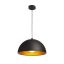 RENDL R11766 CARISSIMA függőlámpatest, fém matt fekete/aranysárga