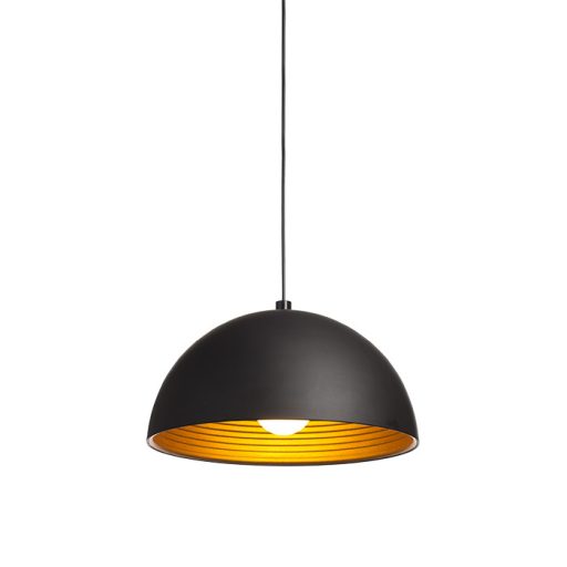 RENDL R11766 CARISSIMA függőlámpatest, fém matt fekete/aranysárga
