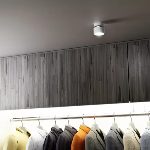 PIXIE stropní bílá chrom 230V LED GX53 7W