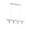 RALLONG IV závěsná základna chrom 230V LED E27 4x15W
