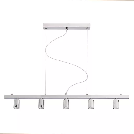 RALLONG V závěsná základna chrom 230V LED E27 5x15W