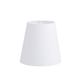   RENDL R11800 CONNY lámpabúra, asztali/állólámpa búrák Polycotton fehér/fehér PVC