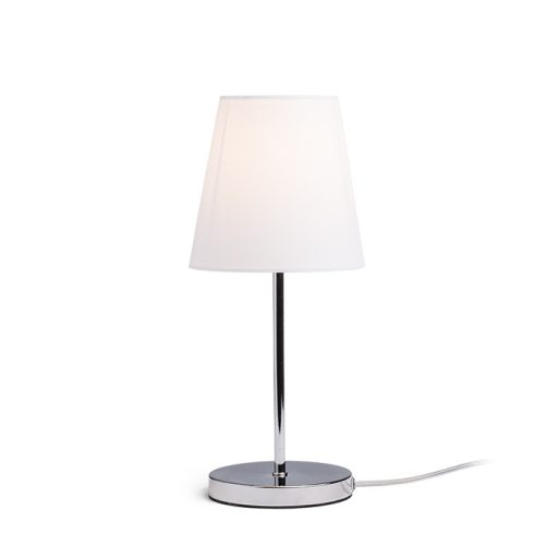 RENDL R11800 CONNY lámpabúra, asztali/állólámpa búrák Polycotton fehér/fehér PVC